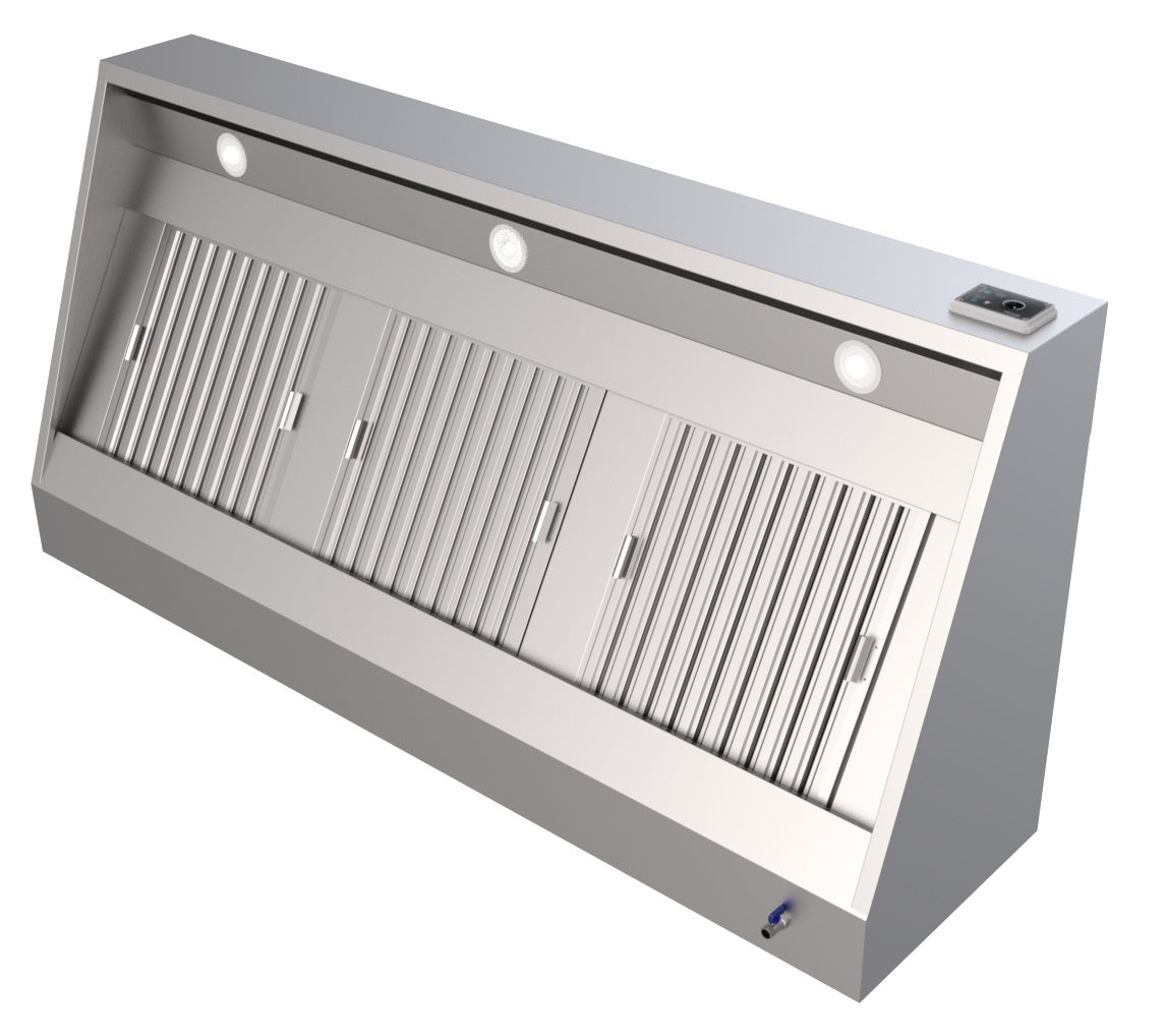 1100 hottes murales complet 3000 *transport sur demande* — Combisteel 7333.1125