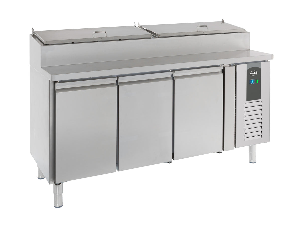 Saladette 3 portes 8x1/3gn récipient — Combisteel 7450.0104