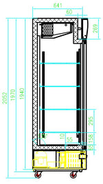 Congélateur 2 portes en verre — Combisteel 7450.0145