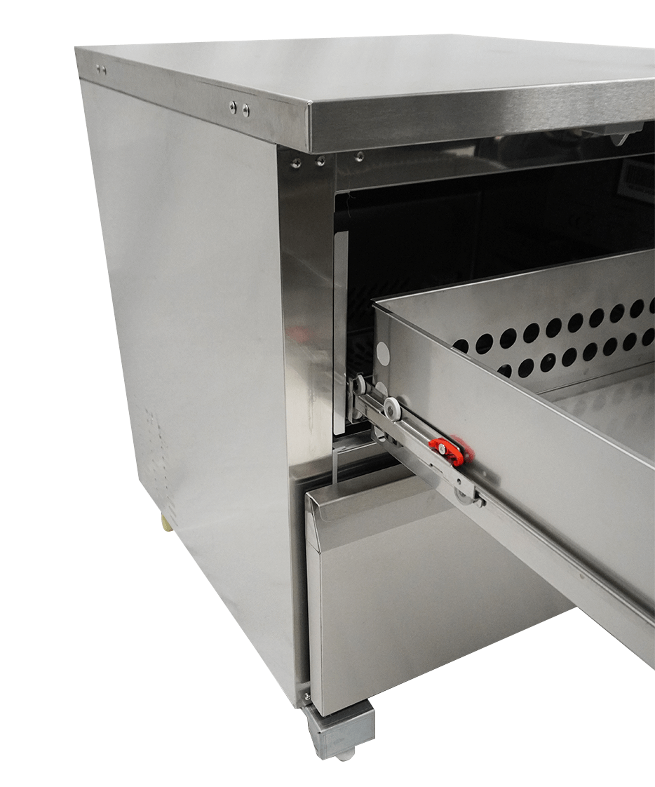 Congélateur en acier inox 2 tiroirs — Combisteel 7450.0265