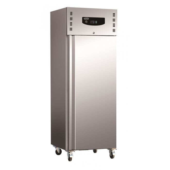 Professionele roestvrijstalen 1-deurskoelkast met aluminium interieur – 600 l – Standard Line
