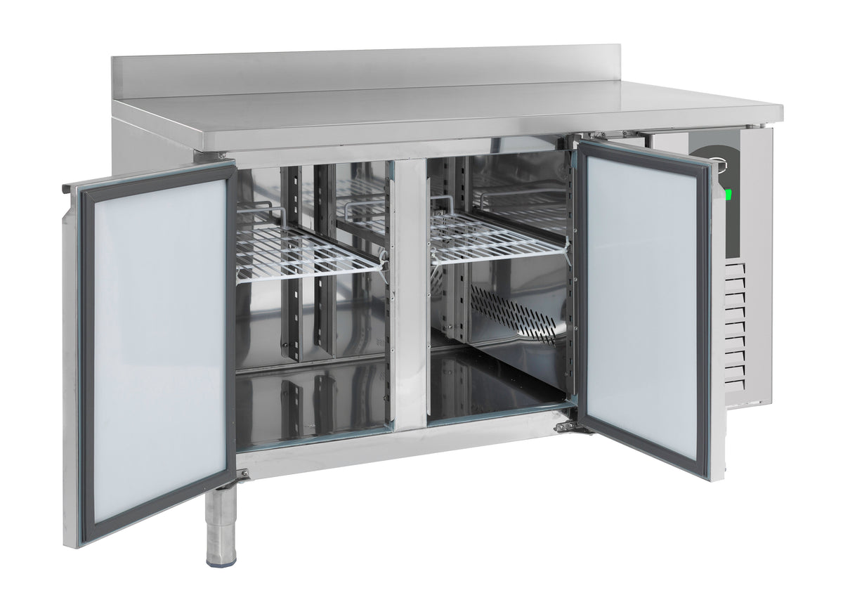 Table réfrigérée bord relevé 2 portes — Combisteel 7450.0780