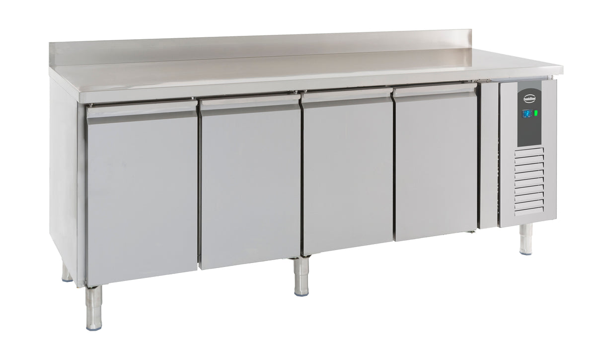 Table réfrigérée bord relevé 4 portes — Combisteel 7450.0784