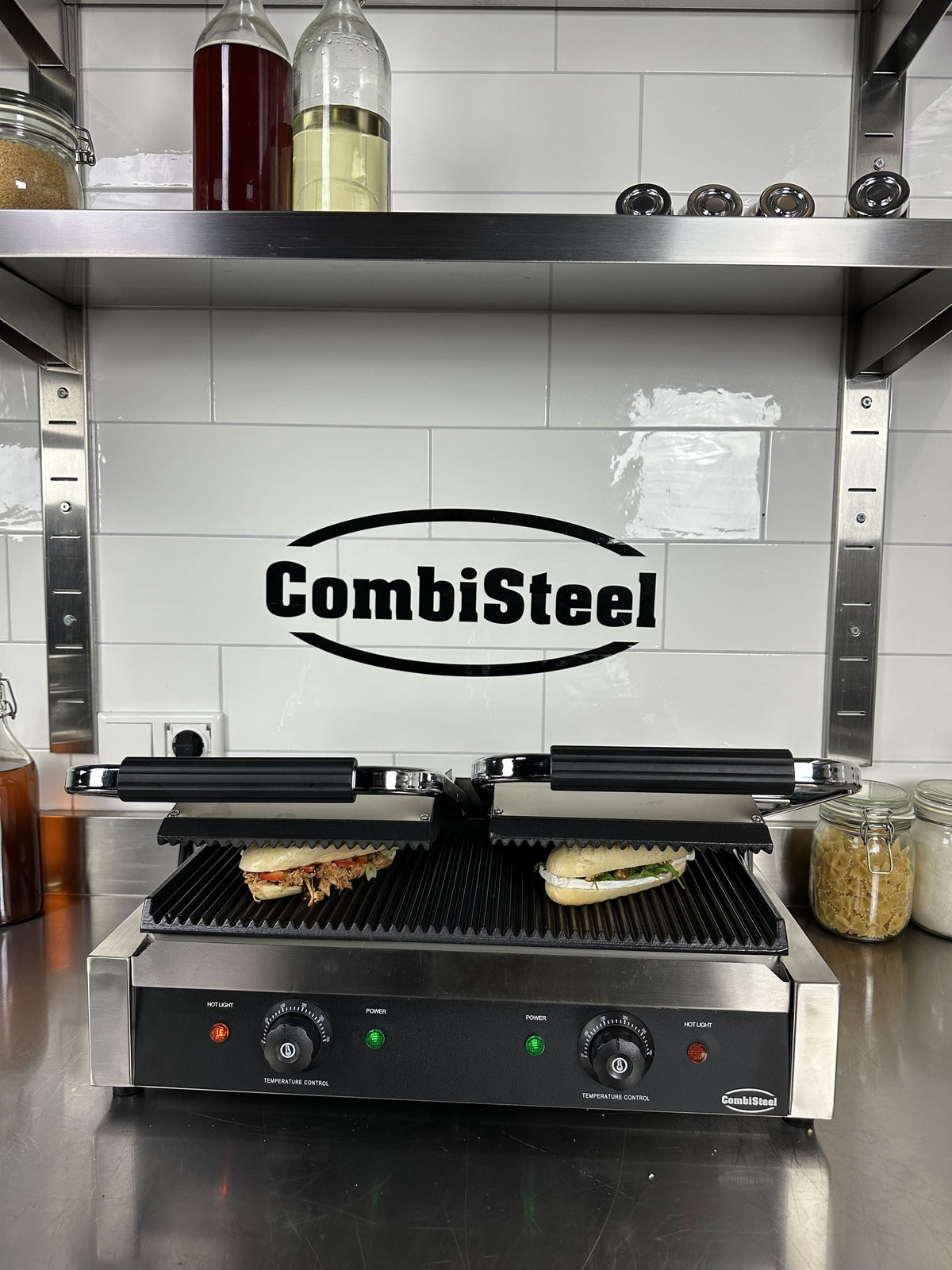 Grille de contact panini double — Combisteel 7455.0460