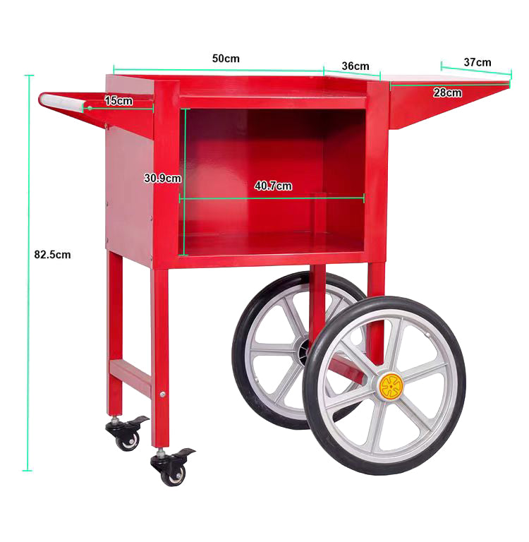 Appareil popcorn inclus roulettes — Combisteel 7455.0815