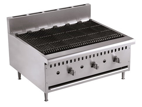 Grill a gaz 3 brûleurs — Combisteel 7455.0915
