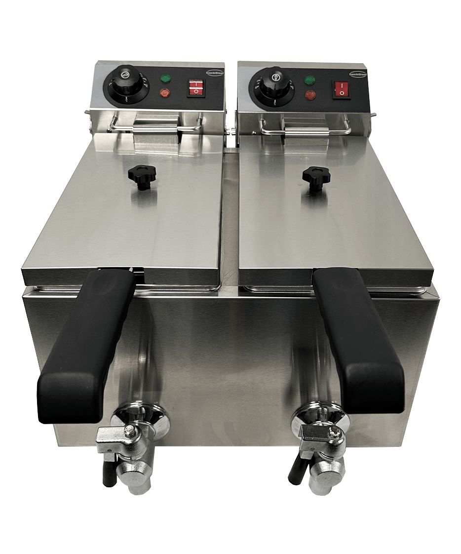 Friteuse posable électrique 2x4 L — Combisteel 7455.1002