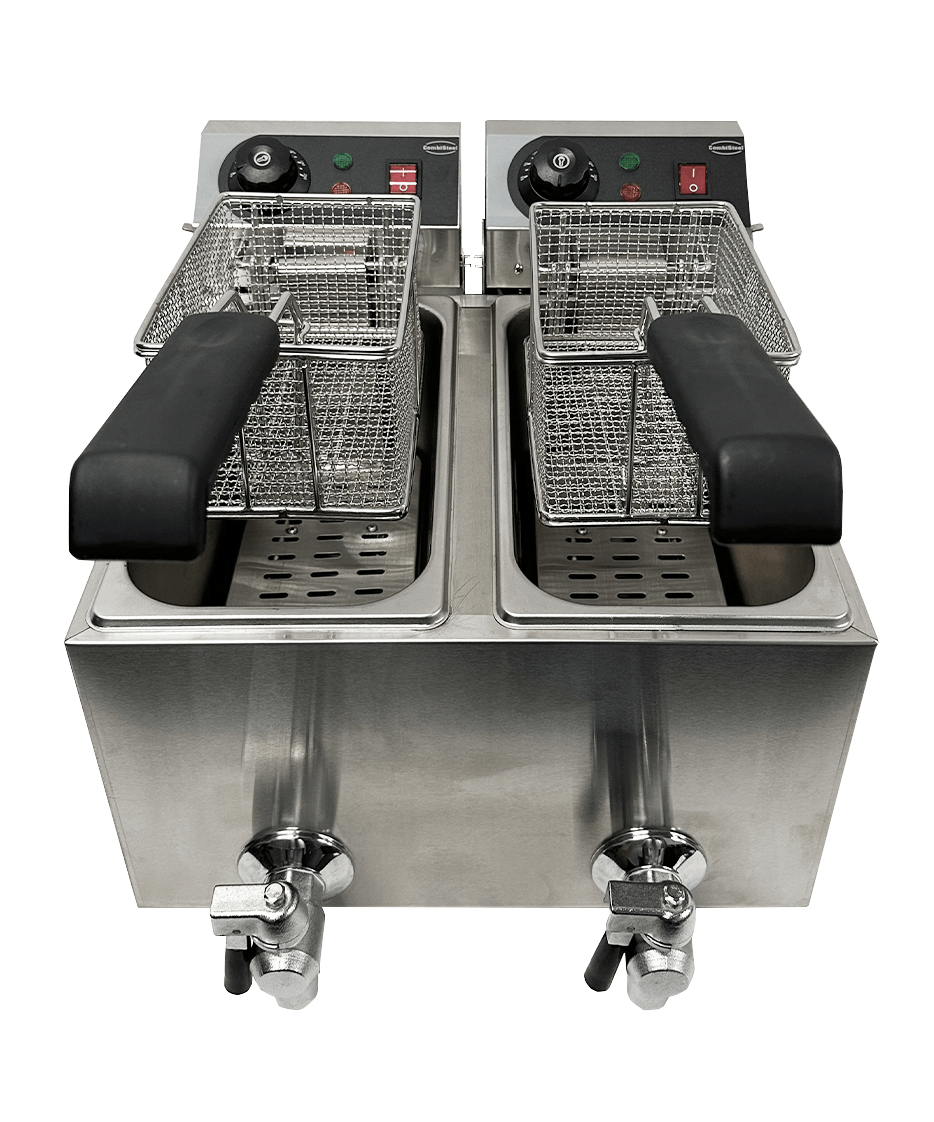 Friteuse posable électrique 2x4 L — Combisteel 7455.1002