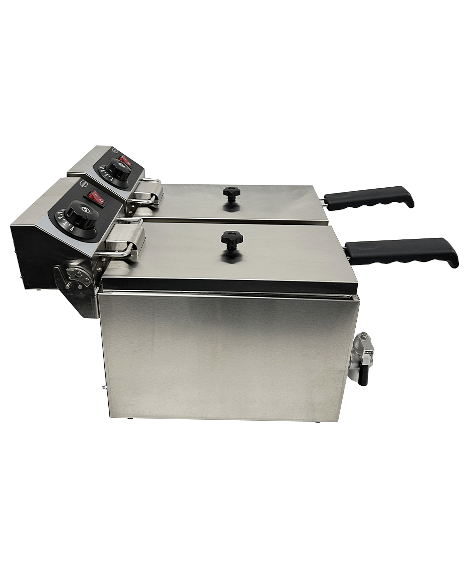 Friteuse posable électrique 2x4 L — Combisteel 7455.1002