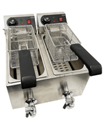 Friteuse posable électrique 2x4 L — Combisteel 7455.1002