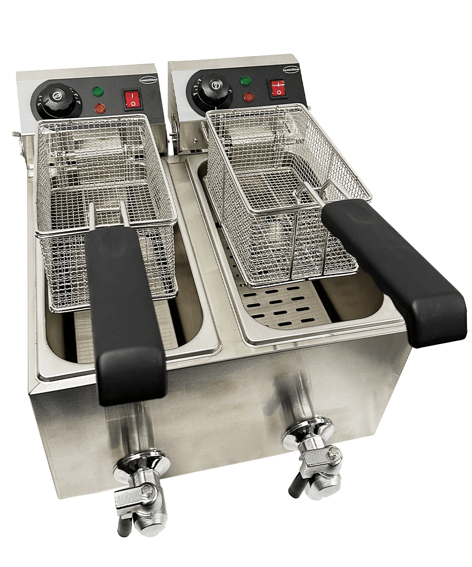 Friteuse posable électrique 2x4 L — Combisteel 7455.1002