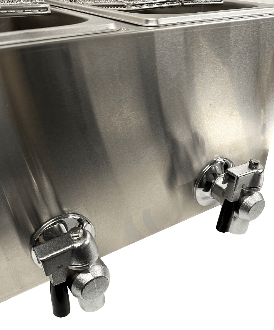 Friteuse posable électrique 2x4 L — Combisteel 7455.1002