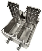 Friteuse posable électrique 2x4 L — Combisteel 7455.1002
