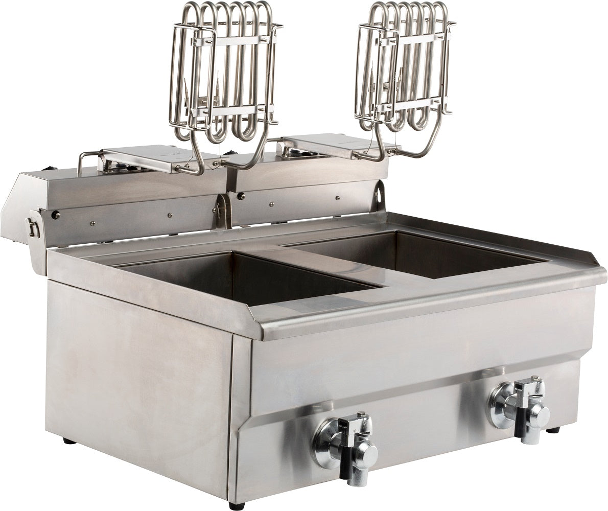 Friteuse posable electrique 2x8 L — Combisteel 7455.1005
