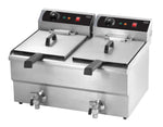 Friteuse posable electrique 2x8 L — Combisteel 7455.1005