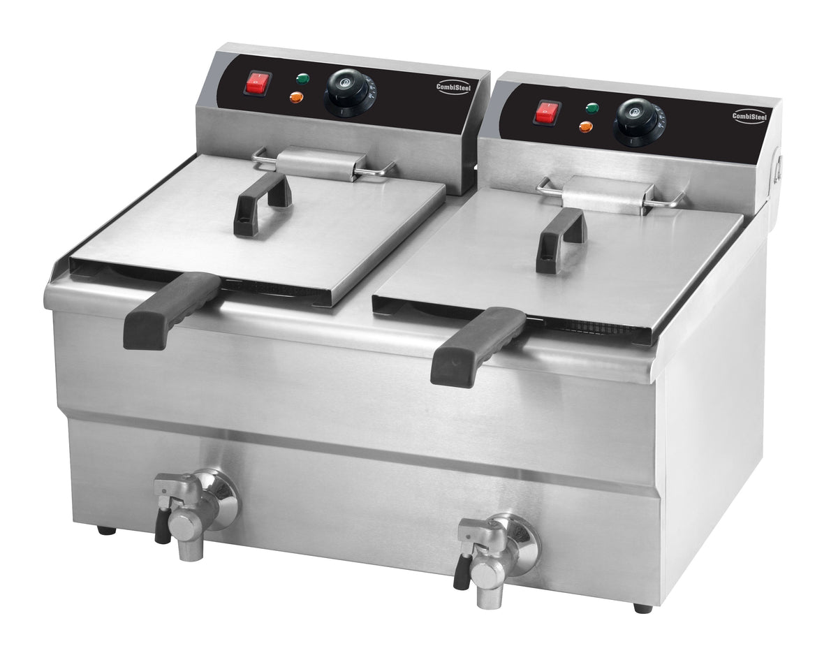 Friteuse posable électrique 2x10 L — Combisteel 7455.1007