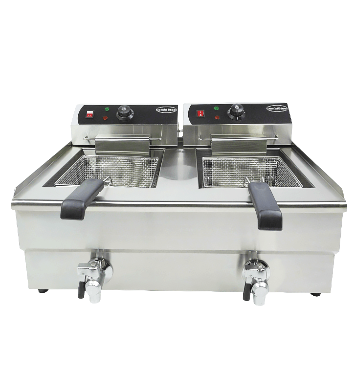 Friteuse posable électrique 2x10 L — Combisteel 7455.1007
