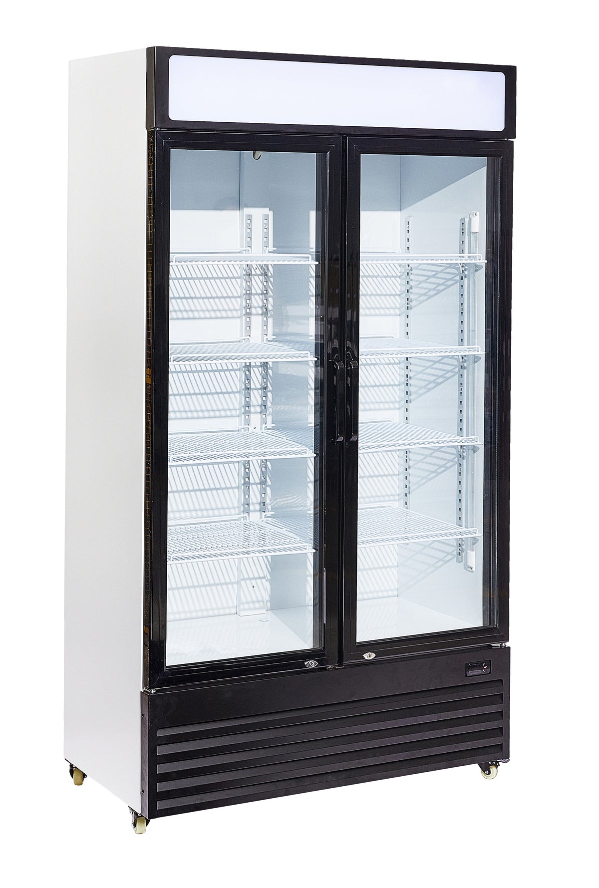Réfrigérateur 2 portes en verre bez-750 gd — Combisteel 7455.1390