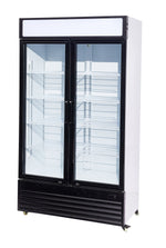 Réfrigérateur 2 portes en verre bez-750 gd — Combisteel 7455.1390