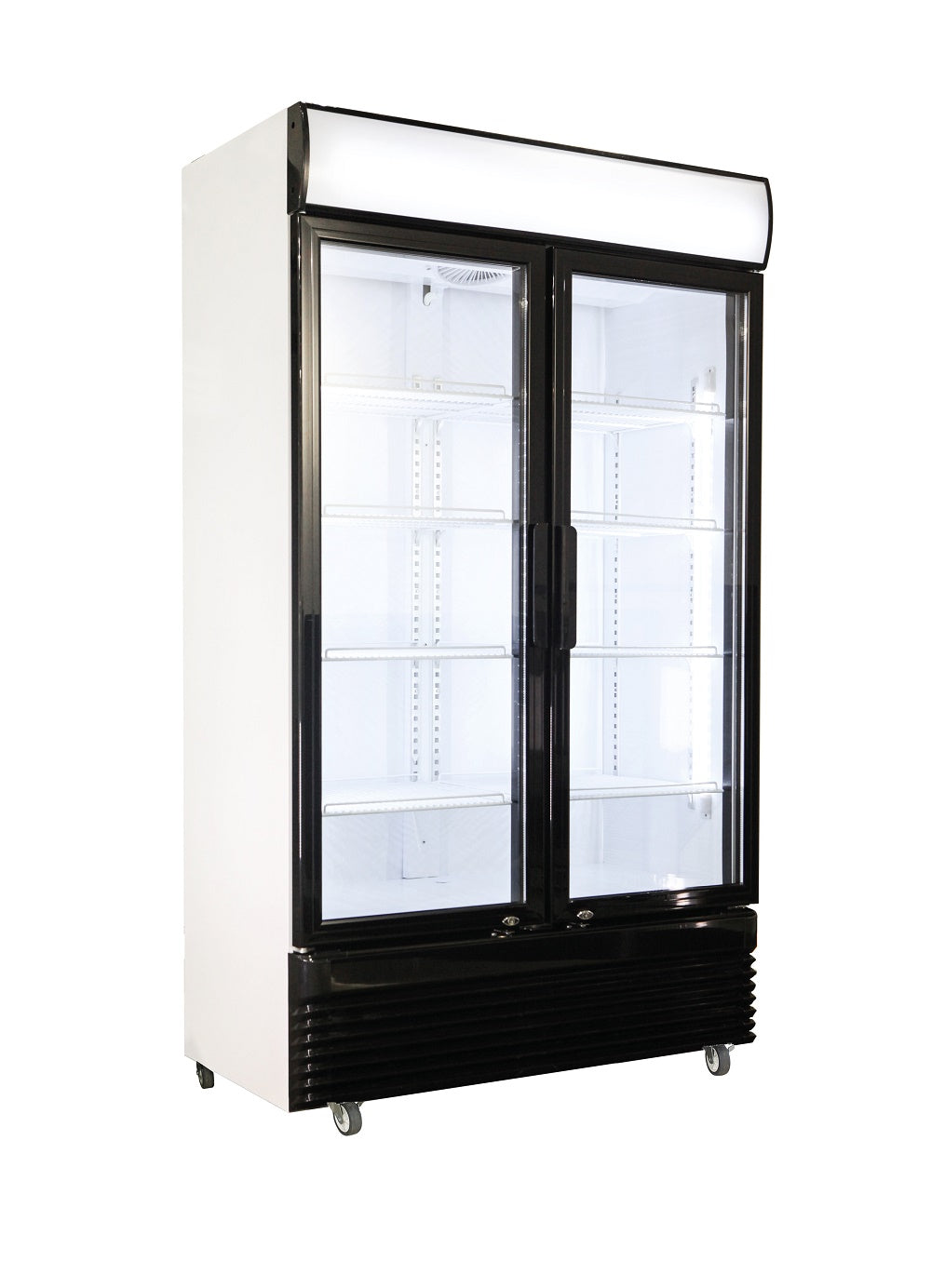 Réfrigérateur 2 portes en verre bez-780 gd — Combisteel 7455.1392