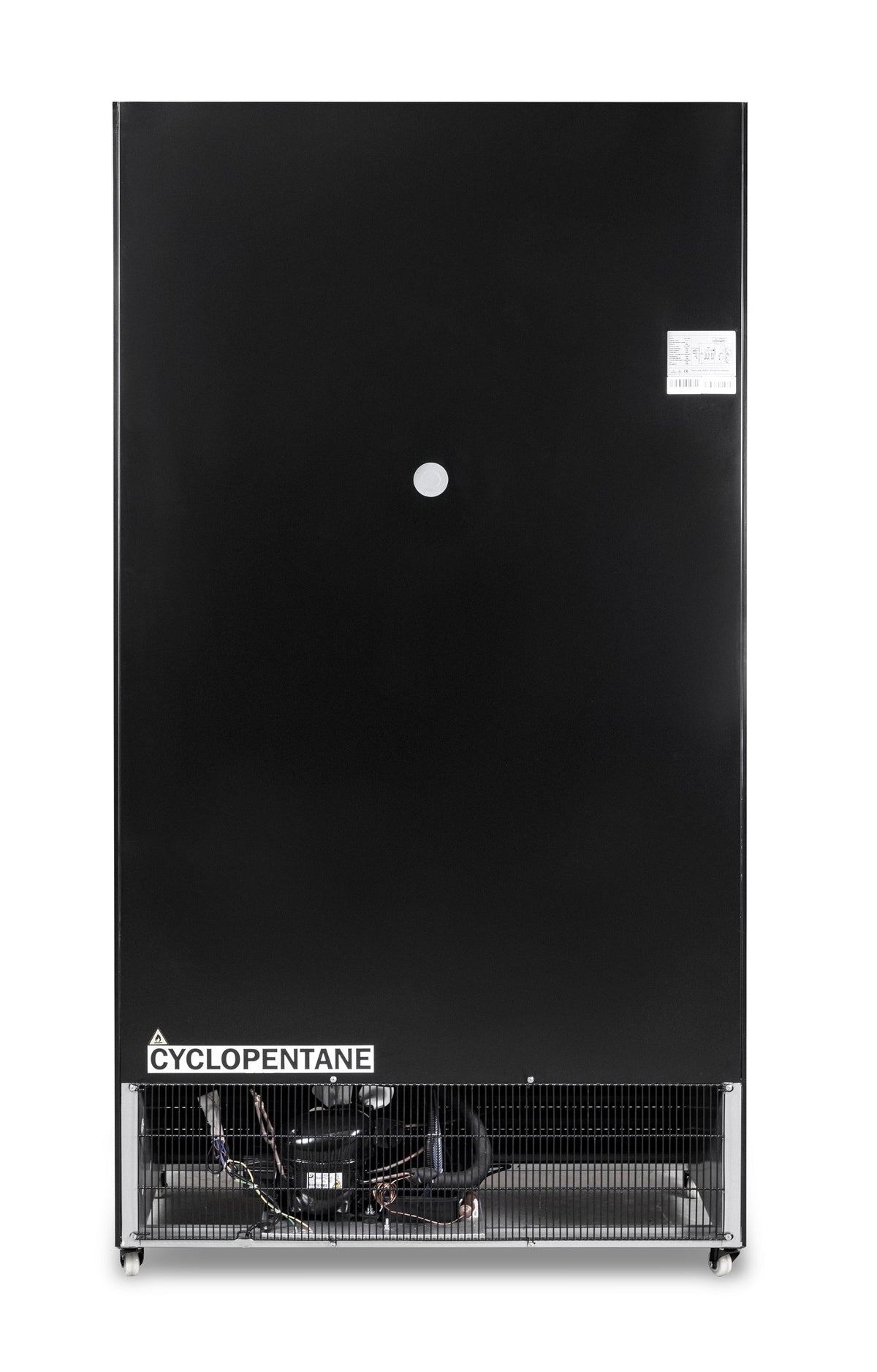 Réfrigérateur avec portes coulissantes en verres bez-780 sl noir — Combisteel 7455.1398