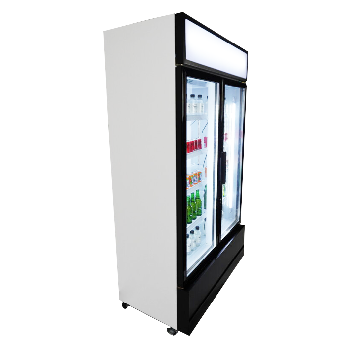 Réfrigérateur 2 portes en verre fcu-750 — Combisteel 7455.2105