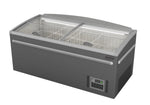 Congélateur bahut gris pour supermarché tête de gondole dégivrage automatique — Combisteel 7455.2660