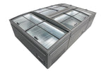 Congélateur bahut gris pour supermarché tête de gondole dégivrage automatique — Combisteel 7455.2660