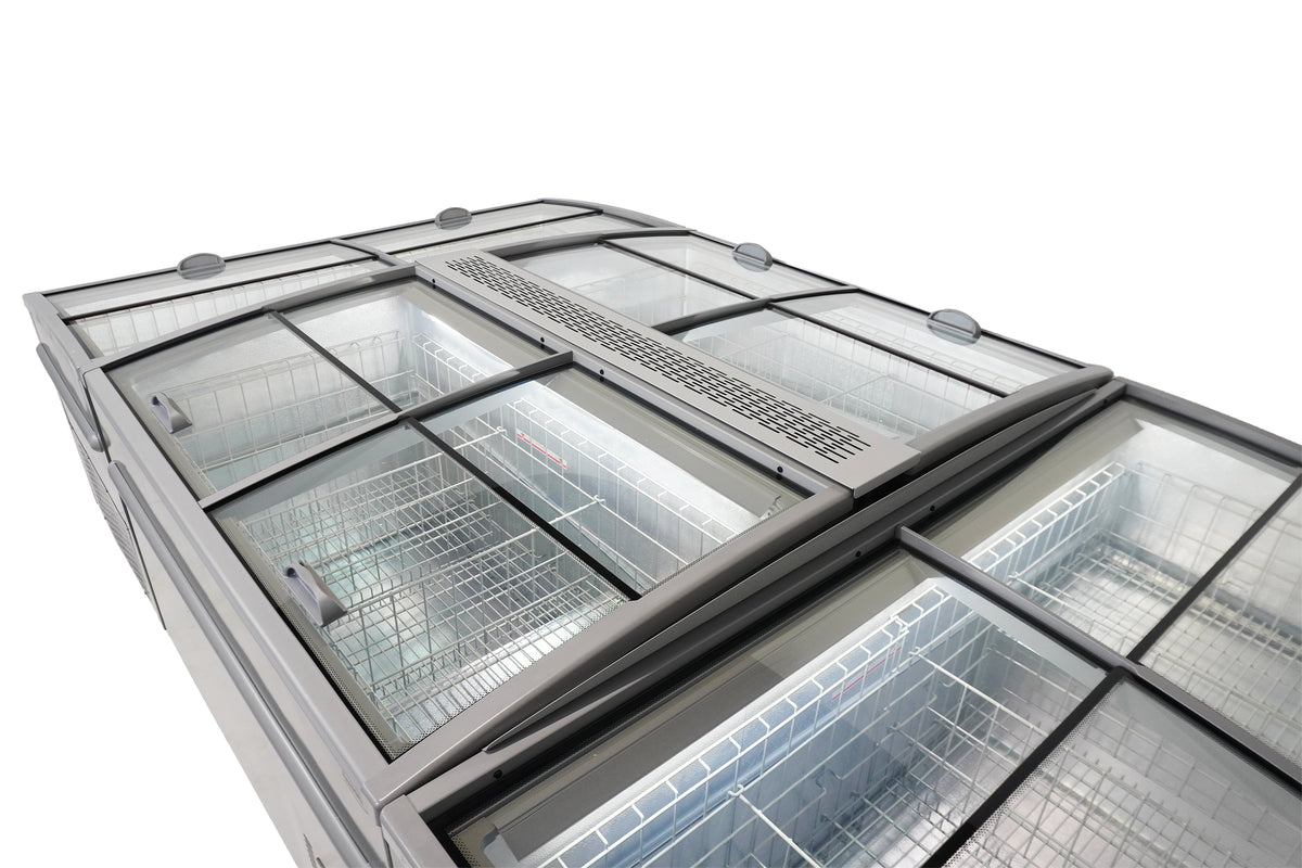 Congélateur bahut pour supermarché 1450 dégivrage automatique — Combisteel 7455.2665