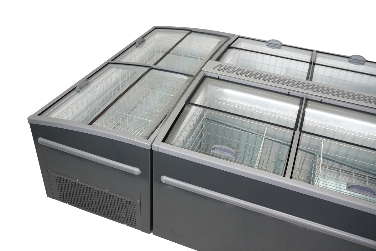 Congélateur bahut pour supermarché 1450 dégivrage automatique — Combisteel 7455.2665
