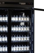 Réfrigérateur 3 portes en verre irm-1180r bl — Combisteel 7455.3155