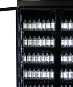 Réfrigérateur 3 portes en verre irm-1180r bl — Combisteel 7455.3155