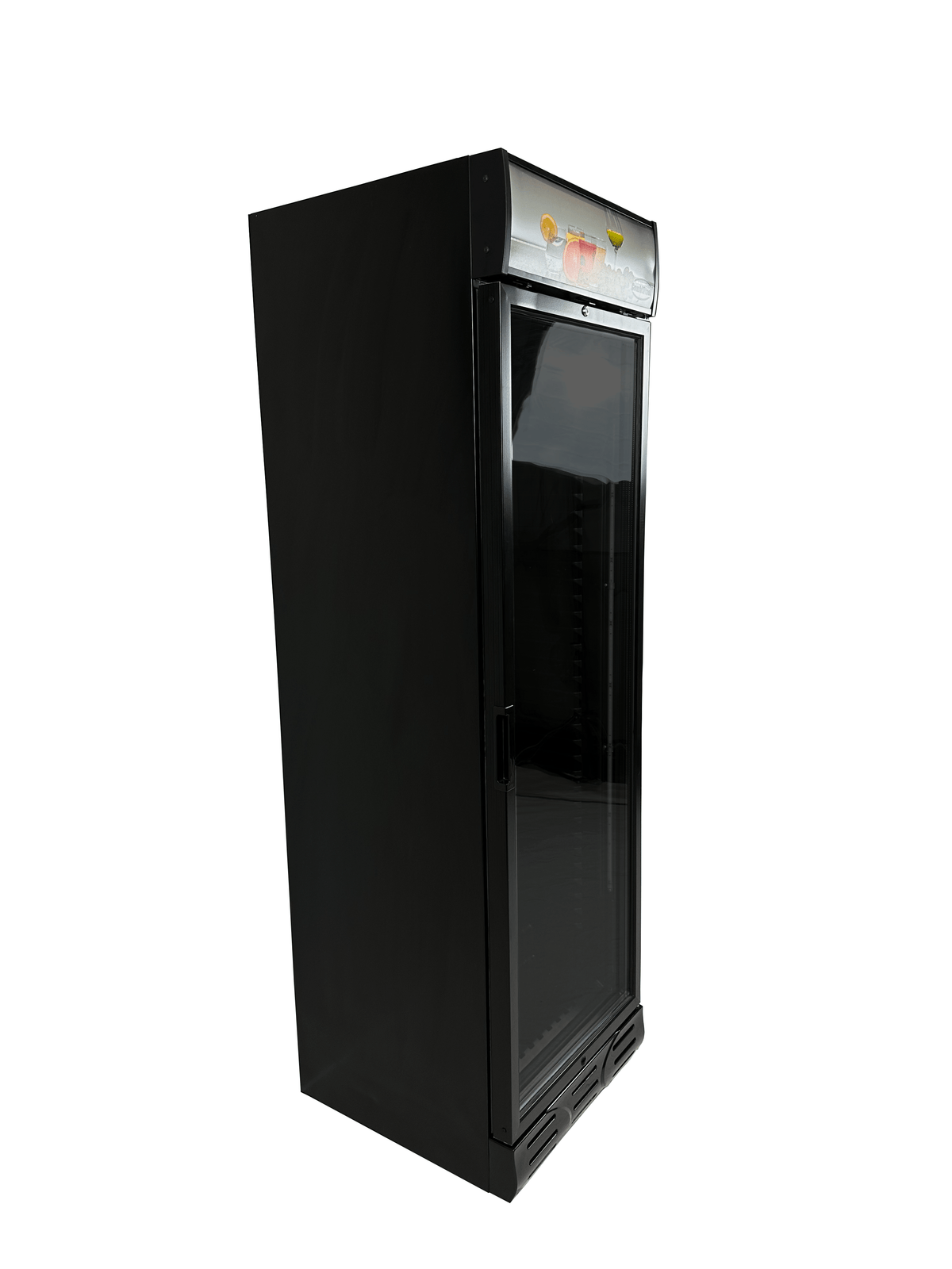 Réfrigérateur 1 porte en verre noir — Combisteel 7464.0090