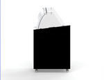 Vitrine à creme glacée corsica noir 6x5 L — Combisteel 7472.0124