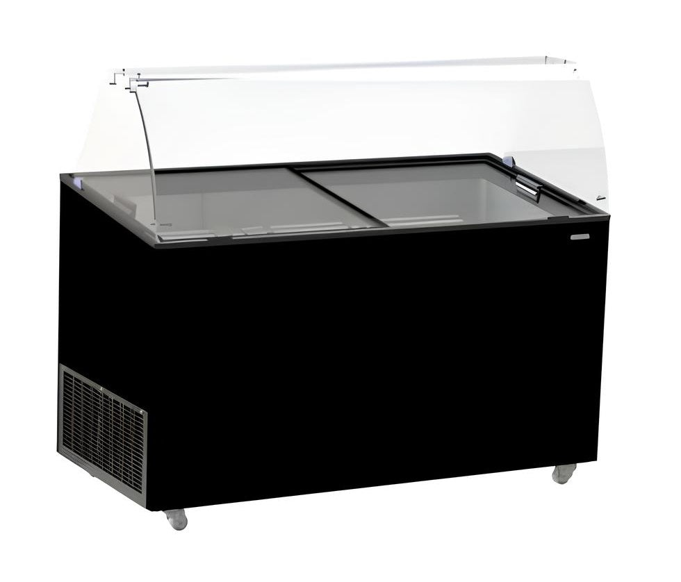 Vitrine à creme glacée tenerife noir 10x5 L — Combisteel 7472.0134