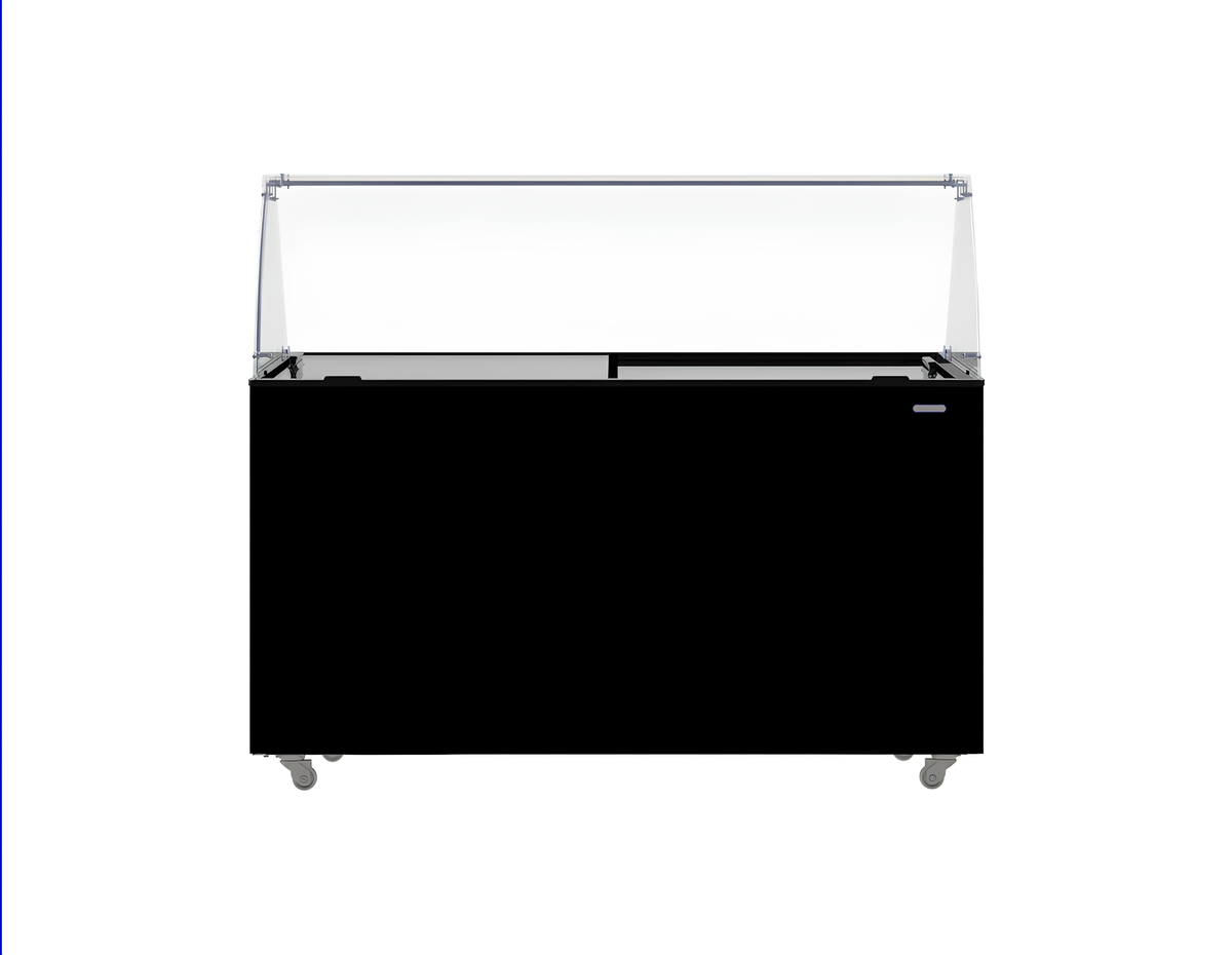 Vitrine à creme glacée tenerife noir 10x5 L — Combisteel 7472.0134