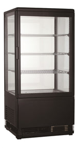 Vitrine réfrigératée 68 L noir — Combisteel 7487.0170