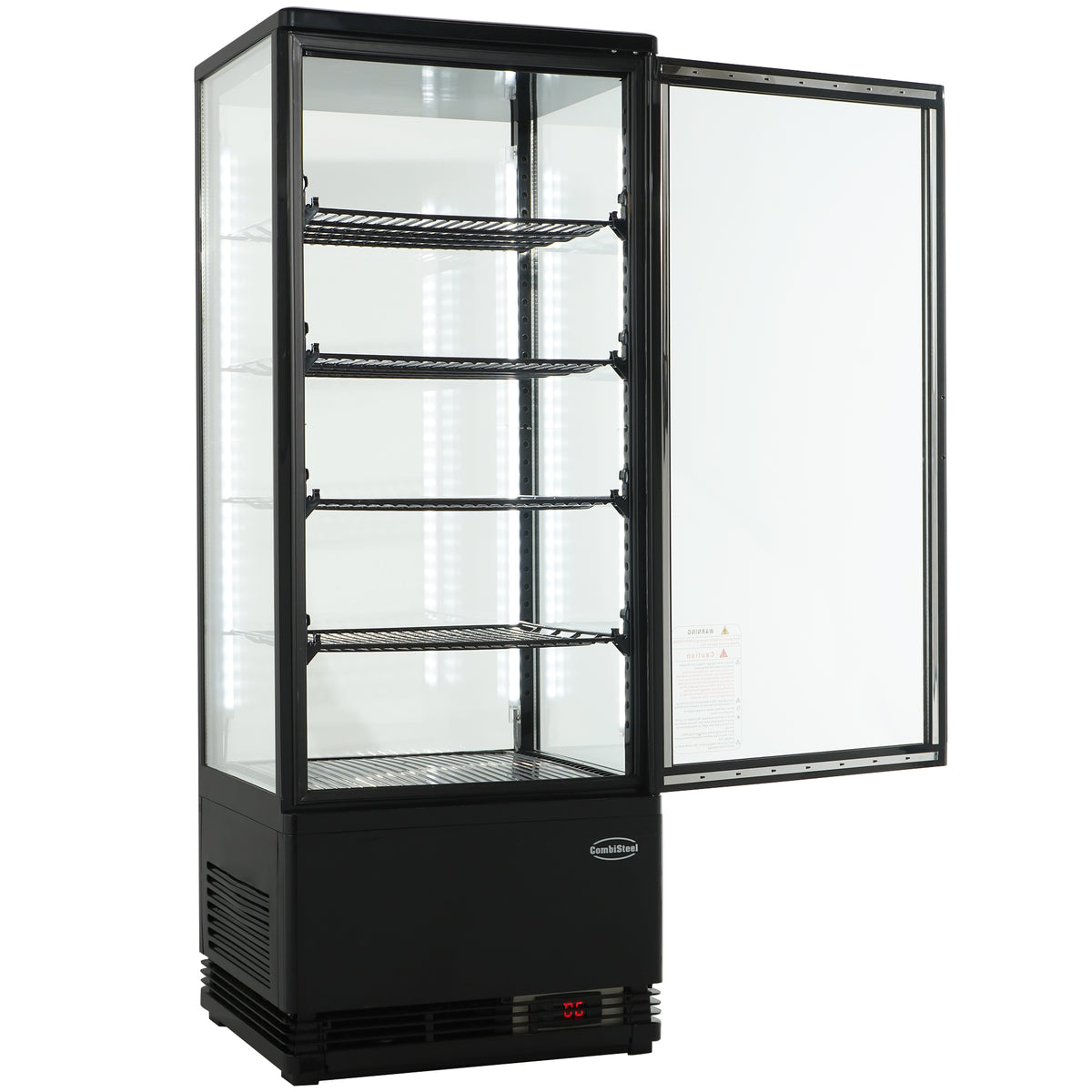 Vitrine réfrigératée 98 L noir — Combisteel 7487.0180