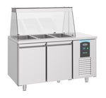 Saladette 2 portes 3x 1/1gn récipient — Combisteel 7489.5150