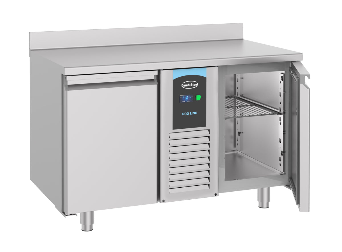 700 table réfrigérée bord relevé 2 portes monoblock Energy Line — Combisteel 7489.5400