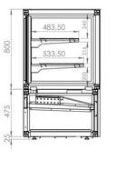 Vitrine réfrigérée 600 L — Combisteel 7489.5465