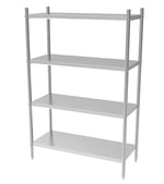 Étagères 4 levels démontable 1000 — Combisteel 7490.0240