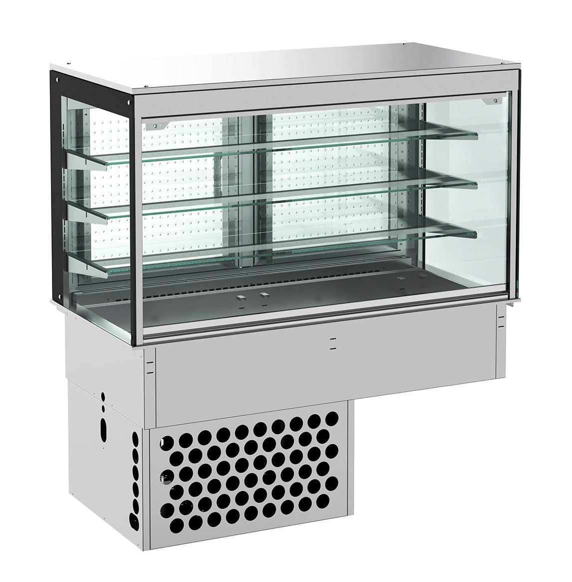 Drop-in vitrine cubique réfrigérée - fermé 3/1 — Combisteel 7495.0120
