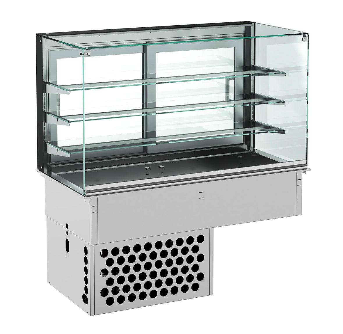 Drop-in vitrine cubique réfrigérée - fermé 5/1 — Combisteel 7495.0130