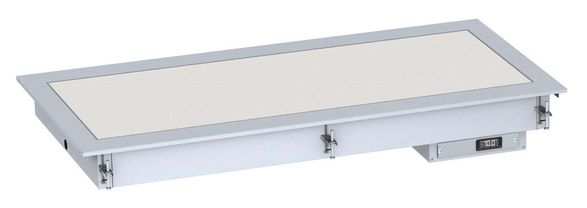 Drop-in plaque chauffante vitrocéramique 2/1 - blanc — Combisteel 7495.0245