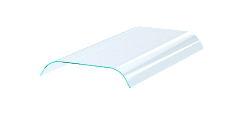 Vitre courbee 2-cote 4/1 — Combisteel 7495.0530