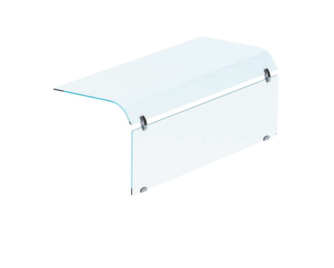 Vitre courbee fermee 1-cote 2/1 — Combisteel 7495.0540