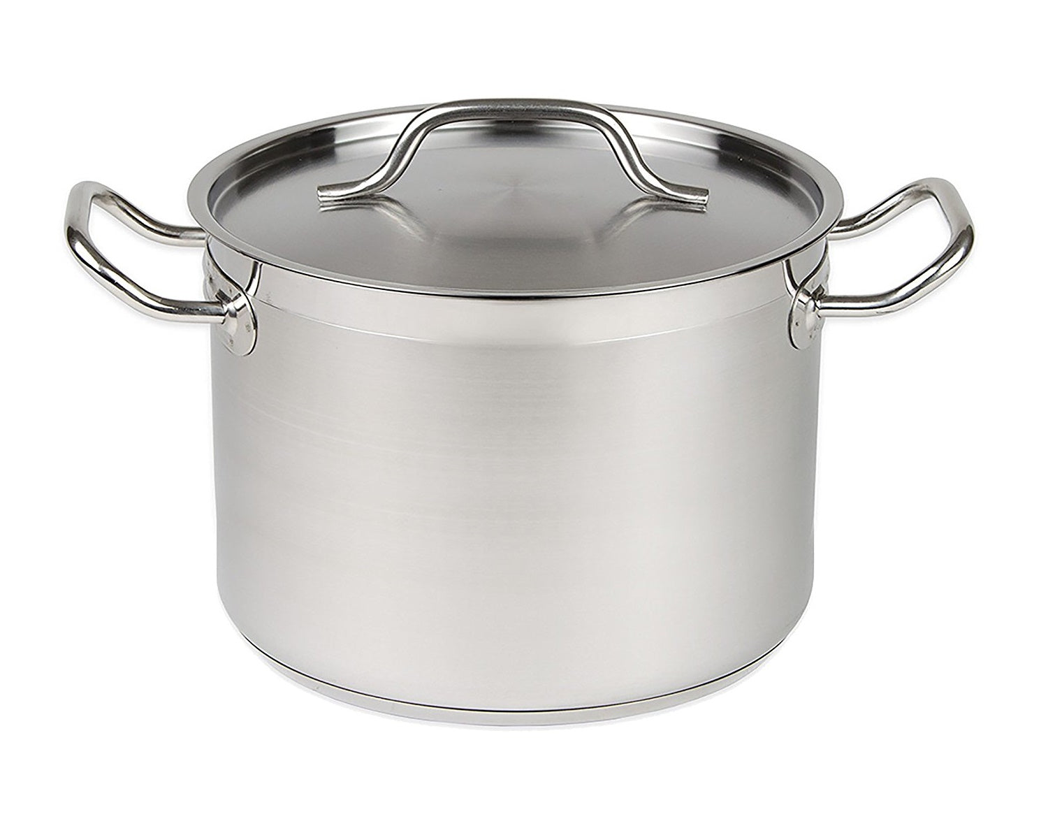 Casserole en acier inoxydable + couvercle ø20 4 L — Combisteel 7501.0040