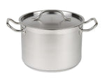 Casserole en acier inoxydable + couvercle ø20 4 L — Combisteel 7501.0040