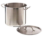 Casserole en acier inoxydable + couvercle ø28 10 L — Combisteel 7501.0050